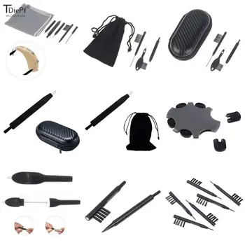 1-6TK/Set kuuldeaparaat Puhastamine Tööriistad kuuldeaparaadid puhastushari Vent Cleaner Puhastus Juhe Magnetiga Ja Vaha Aasa Puhastus