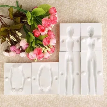1 Komplekt Kook Dekoreerimiseks Tööriistad 3D Inimesed Kujuline, Suhkru-Fondant Hallituse Küpsetamine Tarvikud Inimese Keha Köök Vidinaid Kook Joonis Hallituse