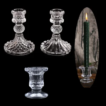 1 Tk Pulm Küünlajalg Kristall Klaas Küünal Omanik Leibkonna Romantiline Söögilaud Küünal Omanik Loominguline Kodu Kaunistamiseks