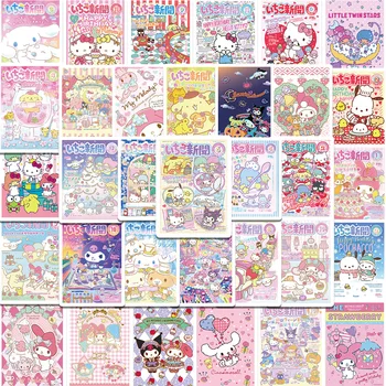 10/30/65Pcs Anime Multikas Sanrio Hello kitty Kuromi kawaii Plakati, Kleebiste Kleebised, Sülearvuti Pagasi Rula Deco Kleebis Kid Mänguasi