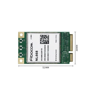 100% Uued Originaal Fibocom NL668-JP Mini Pcie 4G Cat4 150Mbps Wireless Module Jaapani Docomo/KDDI/SoftBank