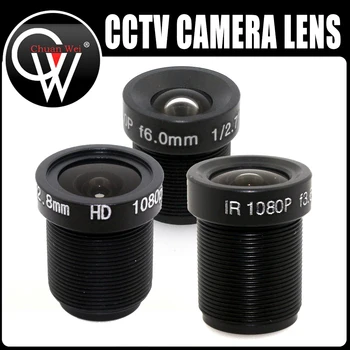 1080P cctv lens 2.8 3.6 mm mm 6 mm IP Security Kaamera Objektiiv M12 CCTV lens 1/2.5