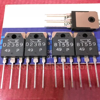 10Pairs 2SB1559 B1559 + 2SD2389 D2389 TO-3P 8A 150V Räni Darlington Transistor