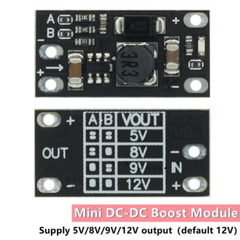 10tk Uusim Multi-function Mini Boost Moodul suurendama Juhatuse 5V/8V/9V/12V 1,5 LED Indikaator Diy Elektrooniline Pinge Moodul
