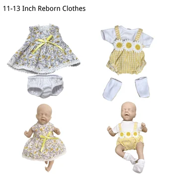 11 Tolline 12 Tolline 13 Tolli Mini Taassünd Baby Doll Riided Kvaliteetne Kleit Ja Ülikond Tarvikud 30cm Uuestisündinud Mannekeeni Tüdruk Mänguasi Kingitus