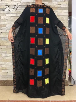 2021New moe-Aafrika Kleit WomanSoft Särav Pikk Kleit Bazin Rüü Africain Femme Pluss Suurus Boubou Moslemi AbayaHD009