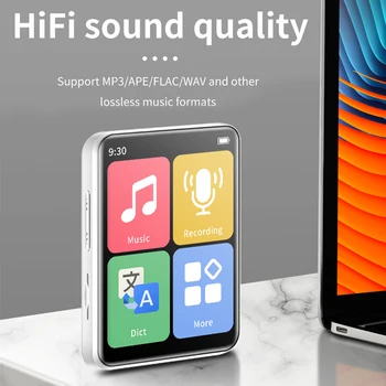 2022 Uus MP3-Mängija, Bluetooth 5.0 Täielikult Puutetundlik Ekraan Walkman Kaasaskantav Sport Muusika Mängija Mp4 Video Mängija FM-Raadio Diktofon