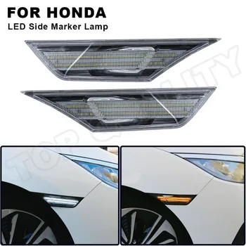2X Auto LED-pidurituled Mägitee Amber Valge suunatule Position Lamp Honda Civic 10. Gen 2016 2017 2018 2019 2020