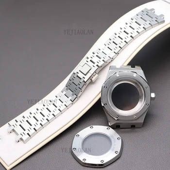 41mm Watch Juhul Rihm Meeste Watchband Osad Seiko nh34 nh35 nh36 nh38 Liikumise 31.8 mm Dial Sapphire Crystal Glass Veekindel