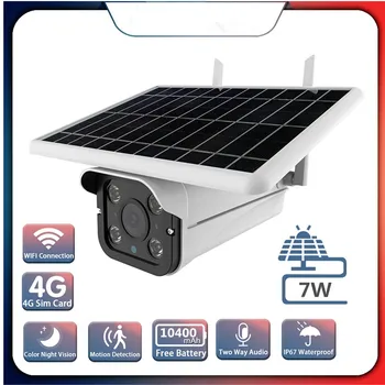 4MP Wifi Bullet Kaamera Järelevalve IP kaamera päikesepaneel Akut, Õues Siseruumides Turvalisuse 4G CCTV turvakaamerad