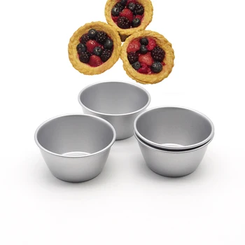 6-Pack Mini Pirukas Muffin Cupcake Pannid Bakeware - Non-Stick Aurutatud Puding Vormidesse - Kook Hallituse küpsetamine tööriistad 3.3 Tolline Konservikarp