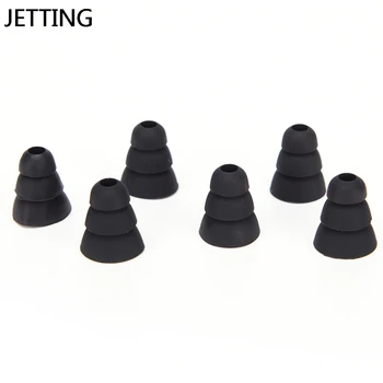 6tk/3pairs Kolme Kihi Silikooni In-Ear Kõrvaklapid Kuuluvad Mütsid Asendamine Earbud Bud Earbuds Earplug Kõrva Padjad Padi