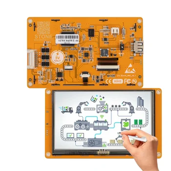 7 tolline HMI Smart Seeria LCD Ekraan Moodul Programm + Puutetundlik Ekraan Arduino ESP32 Projekti ja Tööstuse Kasutada STVC070WT-01