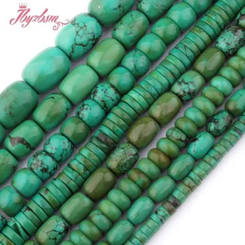 8x12,10x14,15x20mm Sile Roheline Türkiisidega Beads Natural Stone Beads DIY Kaelakee, Käevõrud Ehted Making 15
