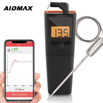 AidMax MiniX1 Digital Bluetooth Liha Termomeeter Smart Wireless Köök Remote Instant Loe BBQ Temperatuuri Sondi jaoks Grill