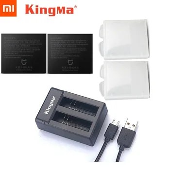 Algne Mijia Aku KingMa Originaal Dual Patareide Laadija / Aku Puhul Xiaomi Mijia 4K Mini Action Kaamera Tarvikud