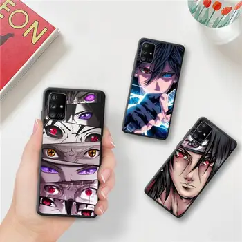 Anime Naruto silmad Itachi Kakashi Telefon Case For Samsung Galaxy A03S A52 A13 A53 A73 A72 A31 A12 A81 A30 A32 A50 A80 A71 A51 5G