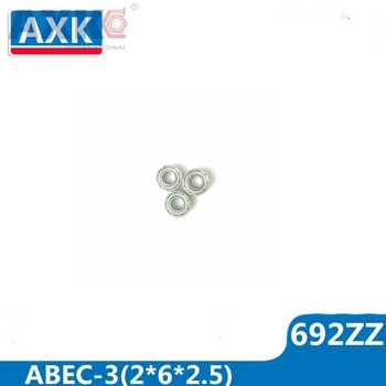 AXK 692ZZ H2.5 Laager 2*6*2.5 mm ( 10 TK ) ABEC - 3 Kääbus Mitte Standard 692 Z ZZ Suure Täpsusega 692z kuullaagrid