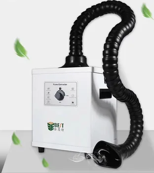 BST-495 110V/220V Smoke Cleaner Nupp Kohanemise Suitsu Extractor Jootmise FES150 MINI 150W Suitsu Absorber Õhu Puhastaja Masin