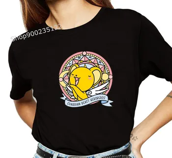 Cardcaptor Sakura Anime Tshirt Naiste kawaii Graafiline Must Tees Tops Cute Cartoon Manga tshirt Uusi Suvel Trendikad Vabaaja särk
