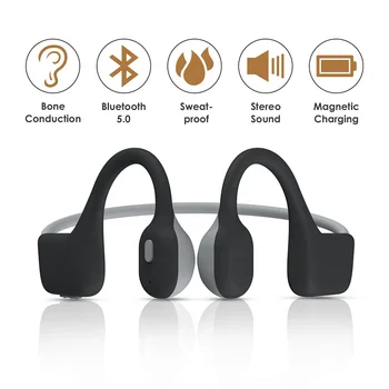 DG08 Kvaliteedi Traadita Bluetooth-Luu Juhtivus Kõrvaklapid Stereo Earbud Sport Veekindel Sweatproof Kõrvaklapid Mikrofoniga