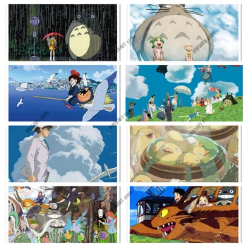 Diamond Maali Hayao Miyazaki Anime Minu Naaber Totoro Ristpistes Komplektid Diamond Tikandid Täis Square Mosaiik Home Decor