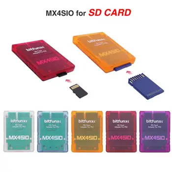 DIY MX4SIO SIO2SD TF/SD Card Adapter PS2 Mängu Konsoolid MX4SIO SIO2SD Mälukaart Programmi Mäng Kaardi Adapter Läbipaistev Kest