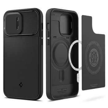 Eest MagSafe Traadita Laadimise Puhul Apple iPhone 14 Pro Max 14 Pluss Spigen [Optik Armor MagFit] Objektiiv eraelu Puutumatuse Kaitse Katte