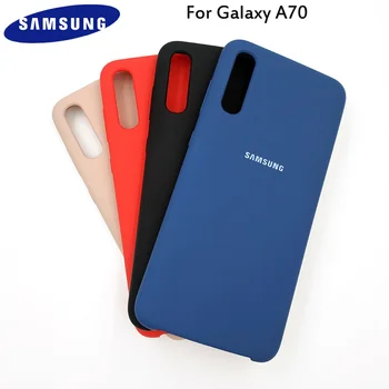 Galaxy A70 Juhul Originaal Samsung Vedela Silikooniga Juhul Soft-Touch Kate Galaxy 70 Telefoni Kest Logo&Nupud