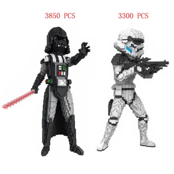 hot star wars Filmi Imperial Stormtrooper Darth Vader näitajad mudel tellised mini mikro diamond ehitusplokk, mänguasjad, laste kingitus