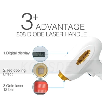 Ilu Laser Karvade Eemaldamise Seadmed Aksessuaar Käepide 3 Lainepikkus Diood Laser Karvade Eemaldamise Käepide