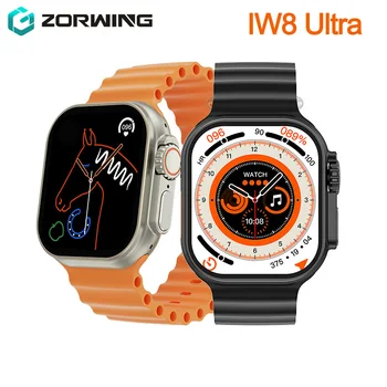 IW8 Ultra Smart Watch 49mm Mehed Seeria 8 NFC Bluetooth Juhtmevaba Laadimise Kõne GPS Smartwatch Naiste Tõeline Kruvi Rihm Lukud