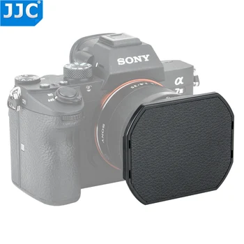 JJC Metall Ruut Objektiivi Varjuk koos 49mm Filtri Keerme Sony DSC-RX1 DSC-RX1R DSC-RX1RII SEL50F18 Objektiiv nagu SONY LHP-1 + Kork