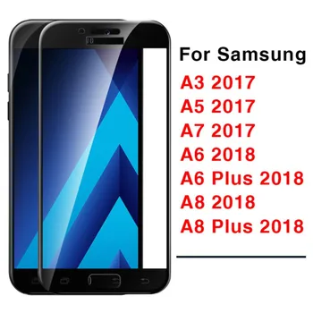 Kaitseklaas Samsung Galaxy A3 A5 A7 2017 A6 A8 Pluss 2018 Karastatud Klaas Juhul Galaxi 3 5 7 6 8 3a 5a 7a 6a 8a 9h