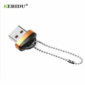 KEBIDU Mini High Speed USB 2.0 Micro SD Mälukaardi Lugeja-Adapter, mille Võtmehoidja Kaasaskantav-Kaardi Lugeja Sülearvuti Tarvikud