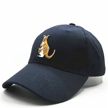 Känguru Loomade Tikand Puuvill Baseball Cap Hip-hop ühise Põllumajanduspoliitika Reguleeritav Snapback Mütsid Meeste ja Naiste 191