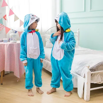 Lapsed Kigurumi Panda Pidžaama Lapsi Beebi Loomade Tunked Kombekas Onesie One-Piece Sleepwear Tüdrukud Cosplay Kostüüm Pyjama