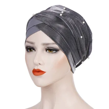 Laubale Risti Pika sabaga Turban Mütsid Moslemi Profileerimine Headscarf Pea Wrapid Naiste Islam Naiste Hijab Kapoti Turbante Müts