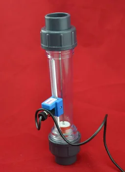 LZS-15A 10 kuni 100L/H~1000L/H Torujuhtme plastikust toru vee rotameter voolu häire swith alumine piir(vaikimisi) või ülemine piir