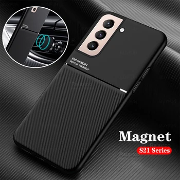 Magnet Naha Puhul Samsung S21 ultra Juhtudel telefon kaaned Samsung Galaxy S 21 Ultra 5G S 21Plus Auto Omanik Matt kate