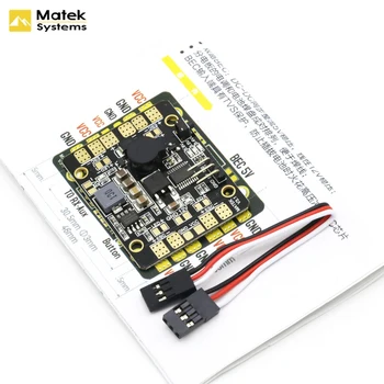 Matek 5in1 V3 Power Distribution Board/ESIALGSE Hub With Dual 5V/12V BEC LED Kontroller Tracker Madala Pinge Alarm FPV Undamine Mänguasi
