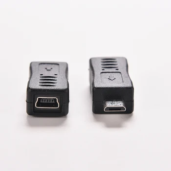 Micro-USB Isane Mini USB Female Adapter Connector Converter-Adapter Mobiiltelefonide MP3