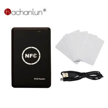 NFC Paljundusaparaat 125KHz Id Võti Fob Smart Card Lugeja Kirjanik 13.56 MHz Krüpteeritud Programmeerija USB UID T5577 RFID Kaardid, Sildid, Koopiamasina
