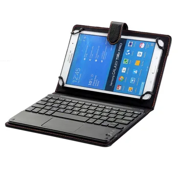 Näiteks Huawei MediaPad M5 8.4 SHT-W09/AL09 Slim Folio Stand PU Nahk Juhul Kate + Eemaldatav Juhtmeta Bluetooth-Klaviatuur Touchpad