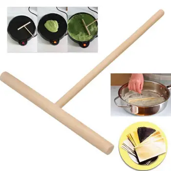 Pannkook puu-reha ring pannkook puu-vahend on T-kujuline muna kook kleebi pulgad DIY taigna leibkonna köök tööriistad köök tööriistad