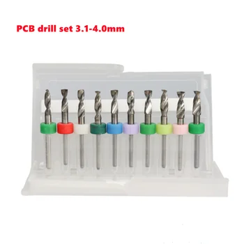 PCB3.1-4.0 mm karbiid väike drill bit 3.175 MM (1 twist puuri komplekt micro graveerimine puurida PCB trükkplaadi