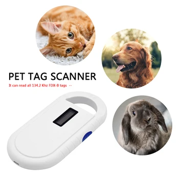 Pihuarvuti Digitaalset Pet ID Kiip Skanner Laetav Looma Mikrokiibi Identification (RFID Lugeja Summeri OLED Signaali Tähis