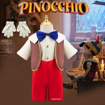 Poisid Tüdrukud Pinocchio Cosplay Kostüüm Halloween Naljakas Sünnipäeva Riided, Lapsed, Peace Märk Rolli Lapsed Nukule Riiete Komplekt