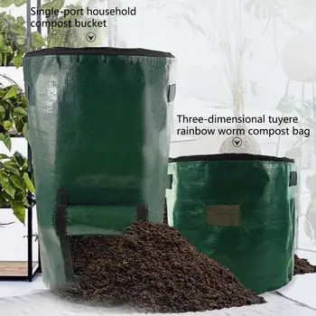 Puudub Lõhn Suur Aed Komposti Kott Kokkupandav Jäätmete Konteiner Kerge Leaf prügikotti Viima Lihtsalt Piknik