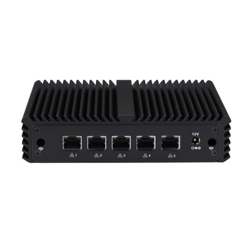 Qotom Mini PC 5* I225-V 2,5 G Lan Celeron J4105 J4125 AES-NI Quad core Pfsense Firewall Router Mini PC Q730G5 Q750G5